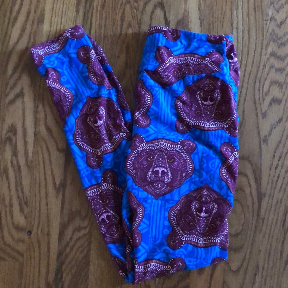 OS lularoe bear leggings